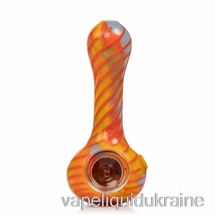 Vape Ukraine Eyce ORAFLEX Spiral Silicone Spoon Desert (Gray / Orange / Sunglow)